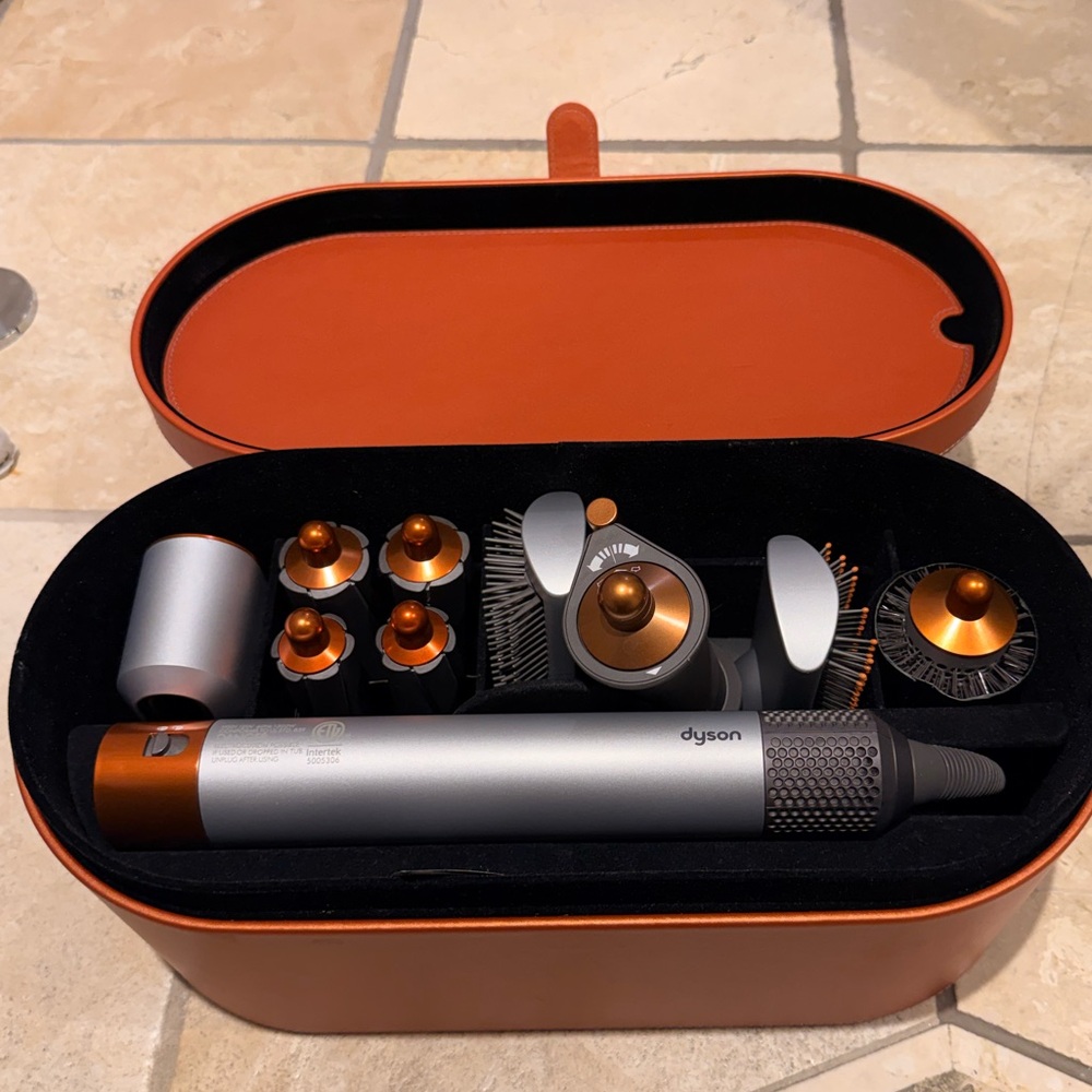 Dyson Airwrap Copper and Nickel